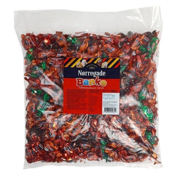 N�rregade Banko Fl�dekarameller 1500 g