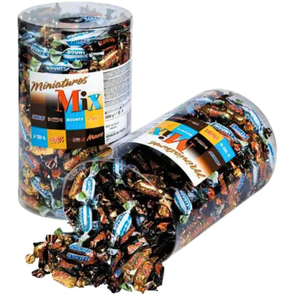 Miniatures mix 3 kg ca. 296 stk.