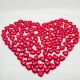 Rde hjerter 120 stk.