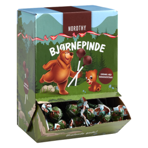 Bjrnepinde ( 85 stk. ). Karamel med kakaoovertrk