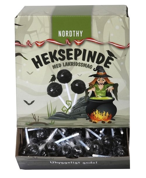 Heksepinde ( 90 stk. ), med lakridssmag