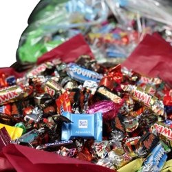 Gavekurv( saml selv) - 3 kilo luksus chokolade / karamel