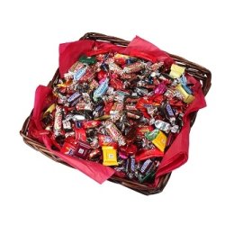 Gavekurv ( saml selv)- 1 kilo luksus chokolade / karamel 