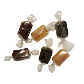 Fldekarameller mix (indpakkede) - ca 130 stk. 1 kg