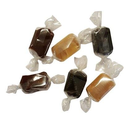 Fldekarameller mix (indpakkede) - ca 130 stk. 1 kg