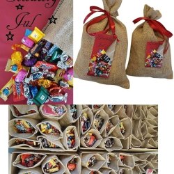 Julesk stor, med kvalitets chokolade blanding 900 gram