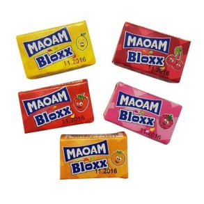 Maoam Bloxx 1,32 kilo, cirka 55 stk