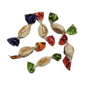 Miniature indpakkede bolcher - 1 kilo, ca 500 stk.