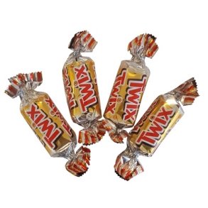 Miniature Twix -  Ca. 250 stk.