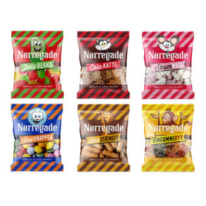 Miniposer(10 gram) fra Nrregade - ca. 1.000 poser - Gratis levering