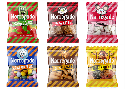 Miniposer(10 gram) fra Nrregade - ca. 1.000 poser - Gratis levering