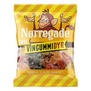 Nrregade Miniposer - ca. 100 stk. Sde Vingummidyr