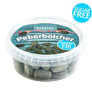  Sukkerfri Peberbolcher i 180 grams dse