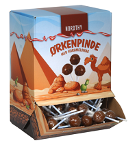 rkenpinde ( 90 stk. ), med karamelsmag