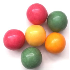 Tyggegummi kugler store - 180 stk.